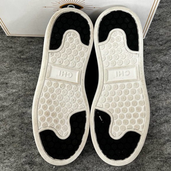 CHI Footwear Men's Fashion Sneaker Size 9 Black 1001 Nights Leather Graphene - Picture 6 of 10